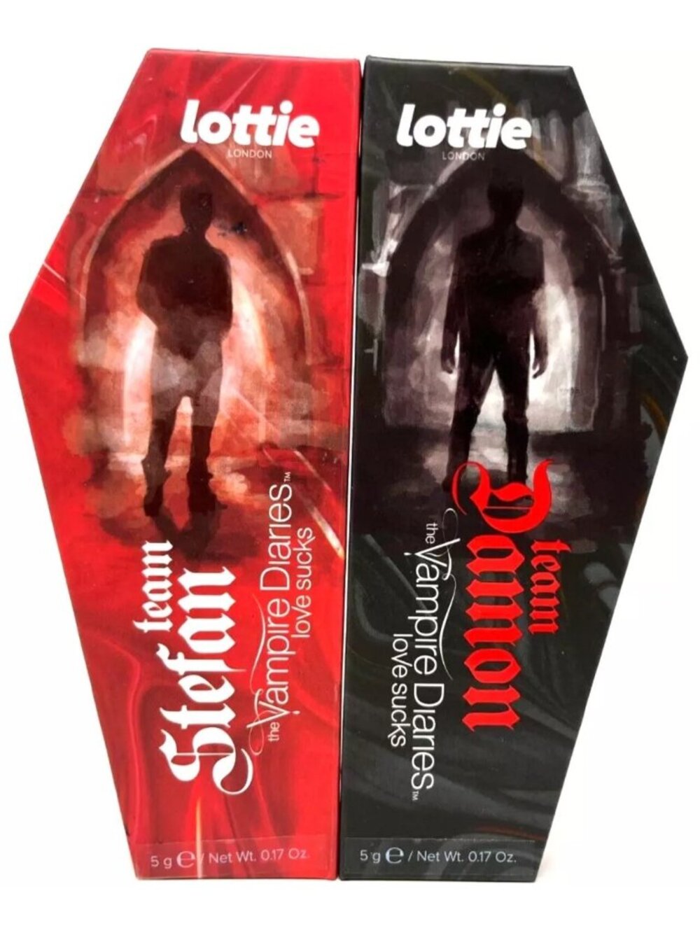 (2) Lottie Vampire Diaries Love Sucks Eyeshadow Palette New Stefan & Damon